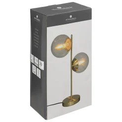 Lampe Collectionneur en verre H48cm doré - Atmosphera