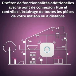 Lampe connectée Philips Hue Iris Noir