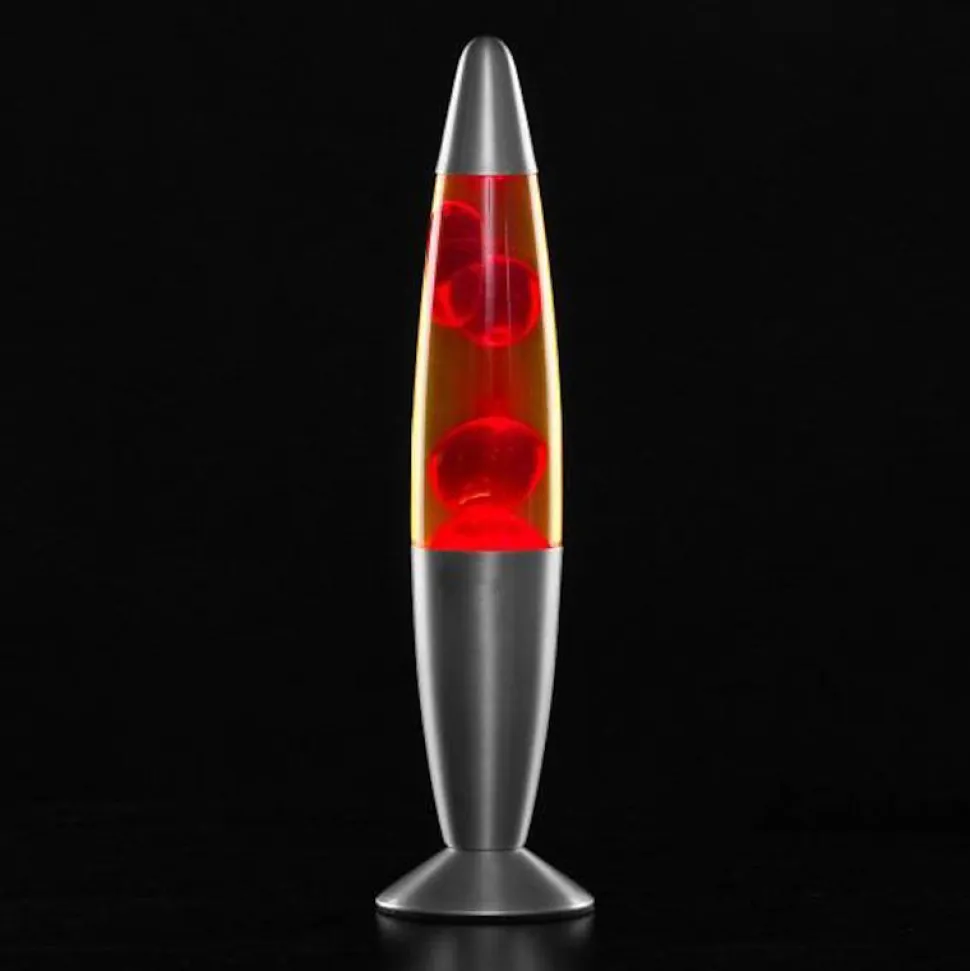 Lampe d'ambiance vintage rouge, forme fusée - Trio - Lava