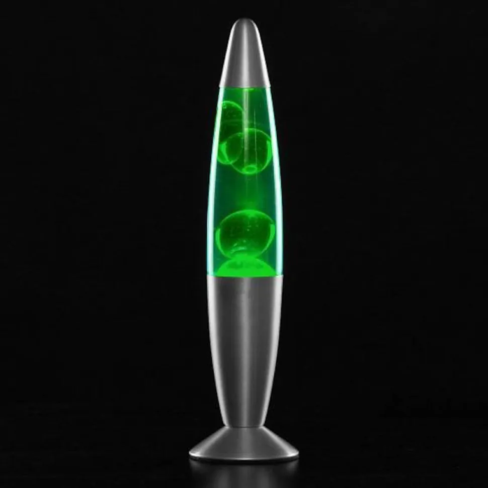 Lampe d'ambiance vintage rouge, forme fusée - Trio - Lava