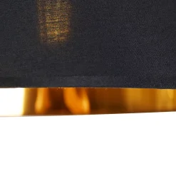 Lampe d'arche moderne noire avec or - Arc Basic