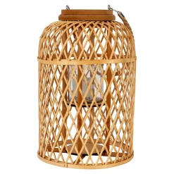 Lampe décorative 'KORBINIAN' avec bougie solaire LED, hauteur : 38 cm LED LM dans la bougie