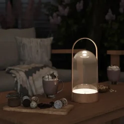 Lampe décorative LED intégrée USB Quamino 200lm 2.7W IP44 effet Bois