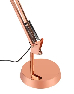 Lampe de bureau Bakossi E14 IP20 cuivre