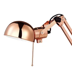 Lampe de bureau Bakossi E14 IP20 cuivre