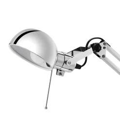 Lampe de bureau Bakossi E14 IP20 argent