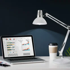 Lampe de bureau blanche - Fischer & Honsel - Pit