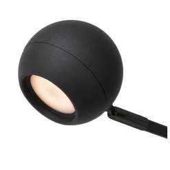 Lampe de bureau COMET en métal avec LED intégré - Noir - Lucide