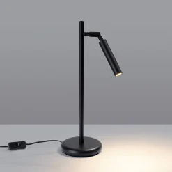 Lampe de bureau en acier 1 ampoule 3000K - 14x20x43cm Sollux
