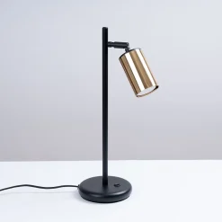 Lampe de bureau en acier 1 lampes 13x15x44cm Sollux