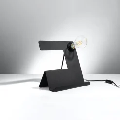 Lampe de bureau en acier 1 lampes 25x13x24cm Sollux