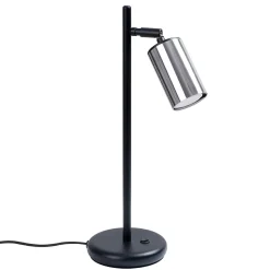 Lampe de bureau en acier 1 lampes 13x15x44cm Sollux