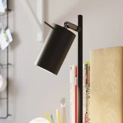 Lampe de bureau en acier 1 ampoule 4000K - 14.5x19.5x43cm Sollux