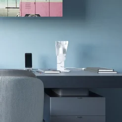 Lampe de bureau en acier 1 lampes 15x15x31cm Sollux