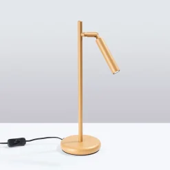 Lampe de bureau en acier 1 ampoule 3000K - 14x20x43cm Sollux