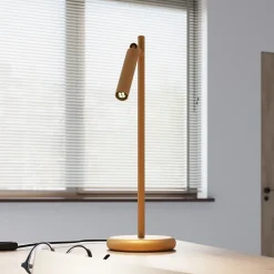 Lampe de bureau en acier 1 ampoule 3000K - 14x20x43cm Sollux