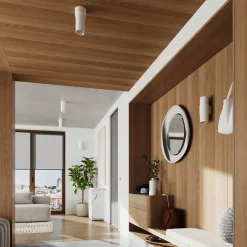 Lampe de bureau en acier 1 lampes 10x10x21cm Sollux