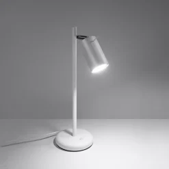 Lampe de bureau en acier 1 ampoule 4000K - 14.5x19.5x43cm Sollux