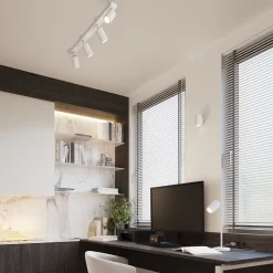 Lampe de bureau en aluminium 1 lampes 14.5x19.5x43cm Sollux