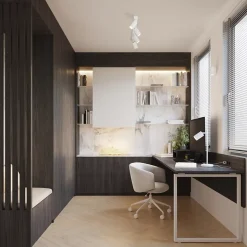 Lampe de bureau en aluminium 1 lampes 14.5x19.5x43cm Sollux