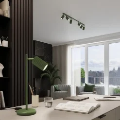 Lampe de bureau en aluminium 1 lampes 14.5x19.5x43cm Sollux