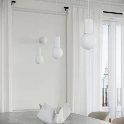 Lampe de bureau en aluminium/verre 1 lampes 12x12x19cm Sollux