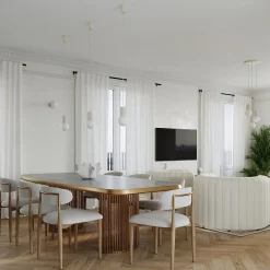 Lampe de bureau en aluminium/verre 1 lampes 12x12x19cm Sollux