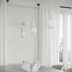 Lampe de bureau en aluminium/verre 1 lampes 12x12x19cm Sollux