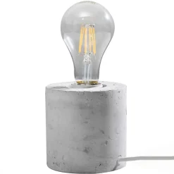 Lampe de bureau en béton 1 lampes 10x10x10cm Sollux