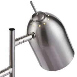 Lampe de bureau en métal gris réglable Teamson Home