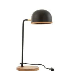 Lampe de bureau en métal noir 23x18x48 cm