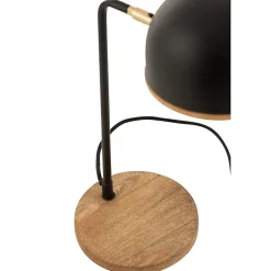 Lampe de bureau en métal noir 23x18x48 cm