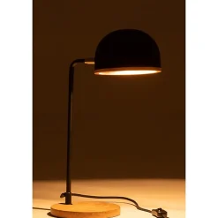 Lampe de bureau en métal noir 23x18x48 cm
