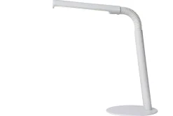 Lampe de bureau GILLY en métal avec LED intégré - Blanc - Lucide