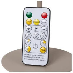 Lampe de bureau JOLAN en plastique avec LED intégré - Taupe - Lucide