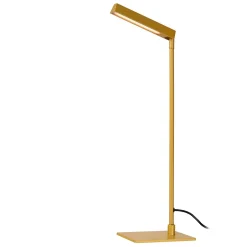 Lampe de bureau LAVALE en métal avec LED intégré - Jaune Ocre - Lucide