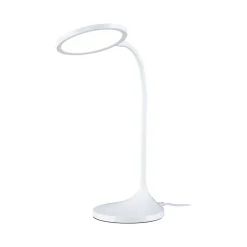 Lampe de bureau LED Mejan 4000K 1200lm 15W Blanc dépoli