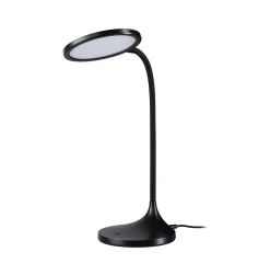Lampe de bureau LED Mejan 4000K 1200lm 15W Noir mat