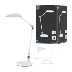 Lampe de bureau LED Numis QI White Switch 1000lm 11W Blanc