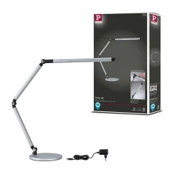Lampe de bureau LED 3-Step-Dim FlexBar White Switch 700lm 9,5W Argent mat