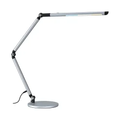 Lampe de bureau LED 3-Step-Dim FlexBar White Switch 700lm 9,5W Argent mat