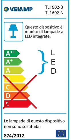 Lampe de bureau LED 7W avec interrupteur tactile et porte-stylo. Noir