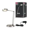 Lampe de bureau LED Zed 3000K 359lm 5W Acier brossé