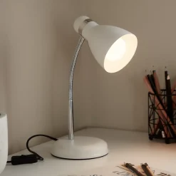 Lampe de bureau Naraji E27 IP20 blanc