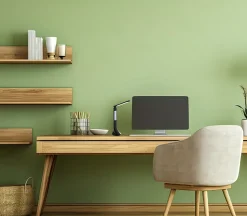 Lampe de bureau noire tactile et pliante, H.42cm 3.2W Eglo, Coluccia