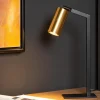 Lampe de bureau SYBIL en acier avec 1xGU10 - Noir - Lucide