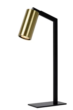 Lampe de bureau SYBIL en acier avec 1xGU10 - Noir - Lucide