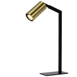 Lampe de bureau SYBIL en acier avec 1xGU10 - Noir - Lucide