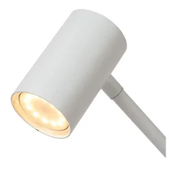 Lampe de bureau TIPIK en métal avec LED intégré - Blanc - Lucide