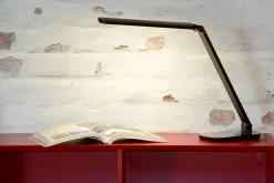 Lampe de bureau VARIO LED en métal avec LED intégré - Noir - Lucide